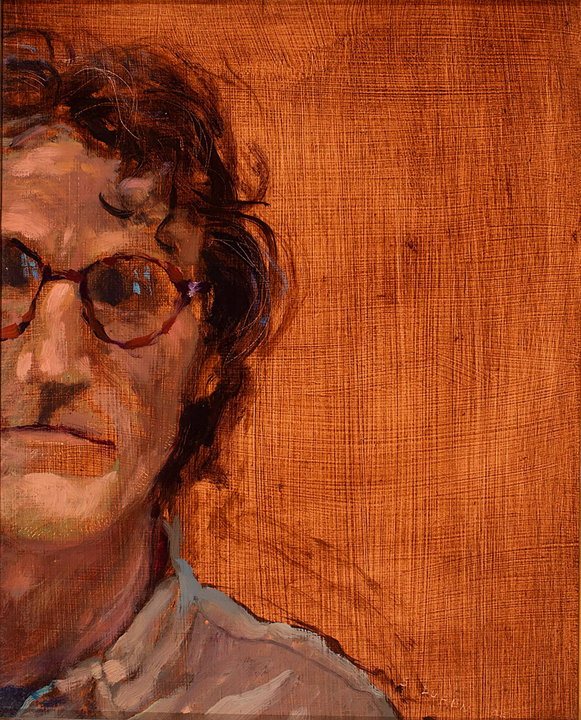 Self portrait of artist Stephen Duren.